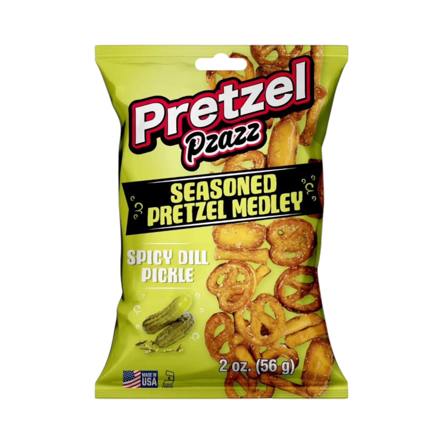 Pretzel Pzazz Spicy Dill Pickle - 2oz (57g)