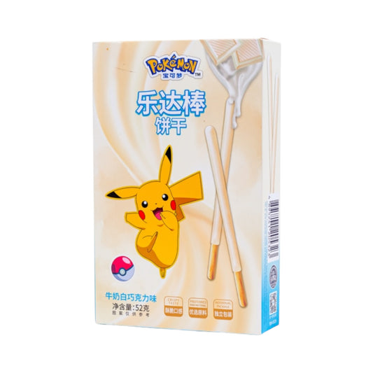 Pokemon Stick Milk White Chocolate - 52g [China]