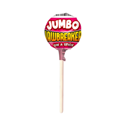 Zed Jumbo Sour Cherry Jawbreaker Pop - 33g