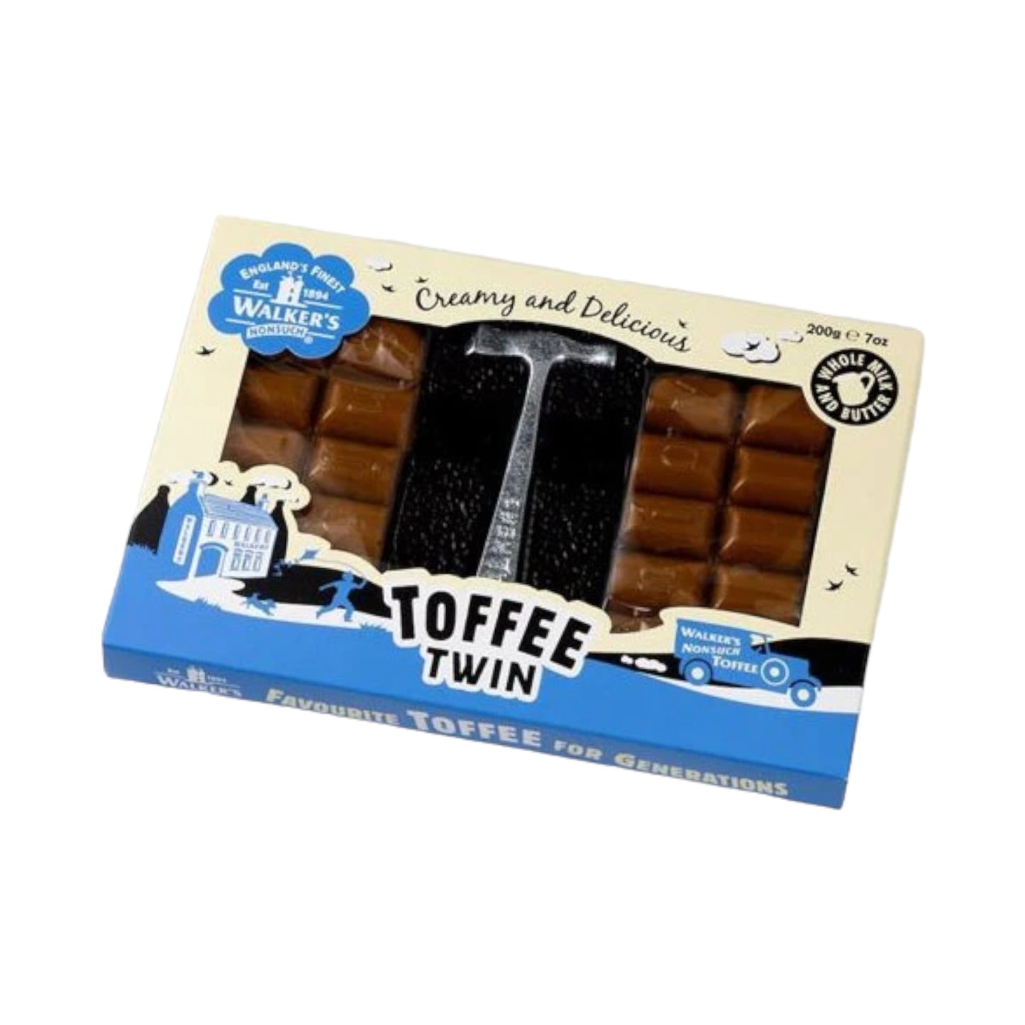 Walkers Toffee Twin Hammer Pack - 200g