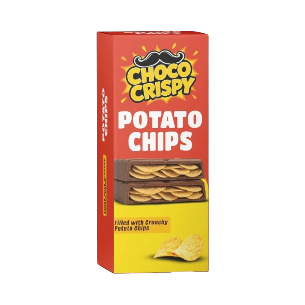 Choco Crispy Potato Chips Chocolate Bar - 90g