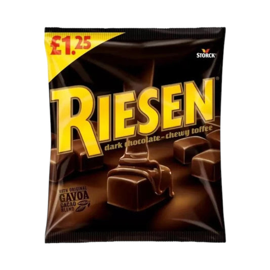 Riesen Dark Chocolate Chewy Toffee Bag - 110g (PMP £1.25P)