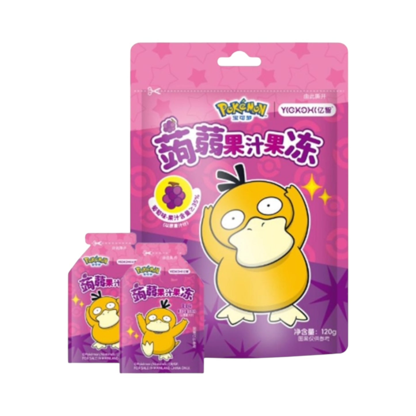 Pokemon Jelly Candy Grape - 120g [China]