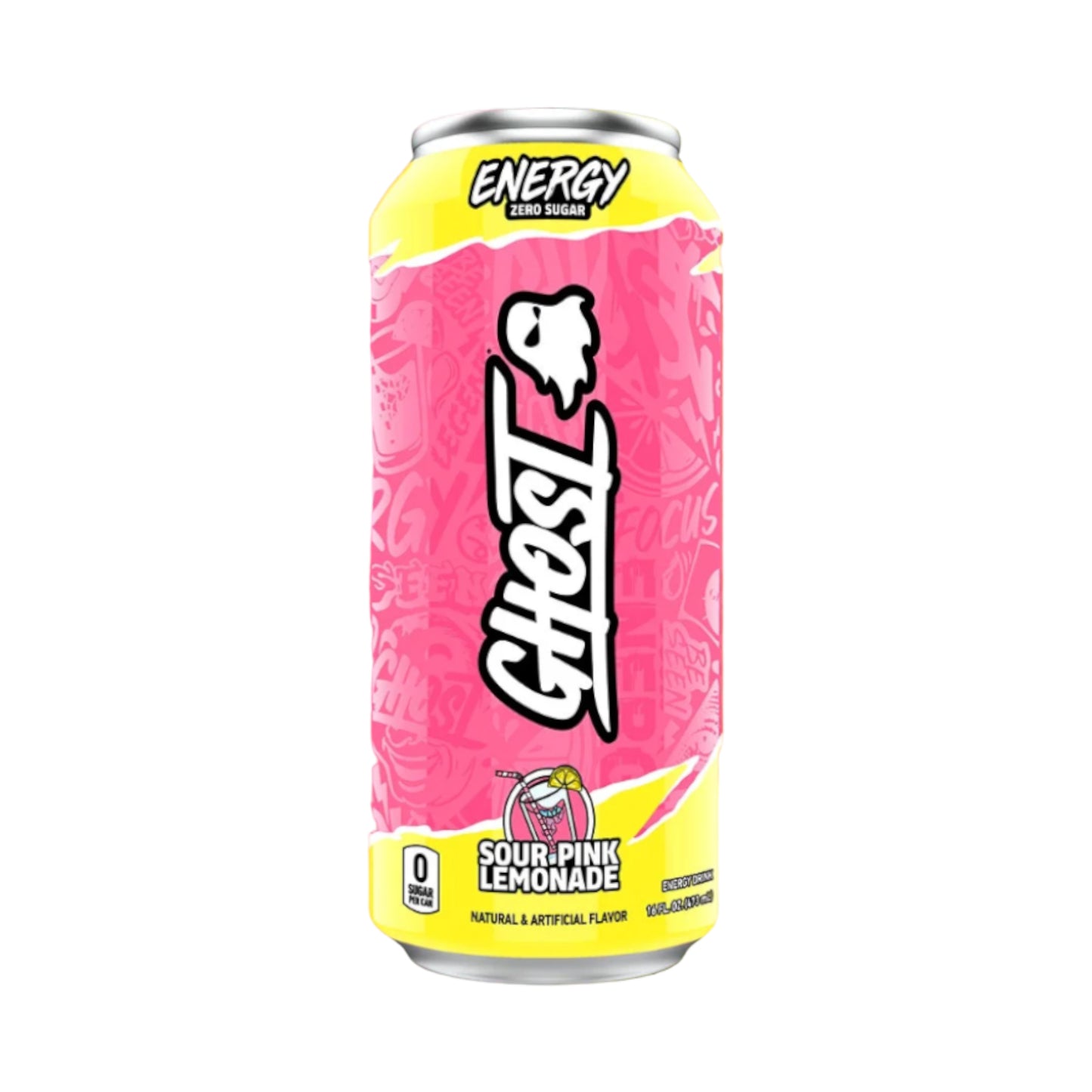 Ghost - Zero Sugar Energy Drink - Sour Pink Lemonade 16fl.oz (473ml)