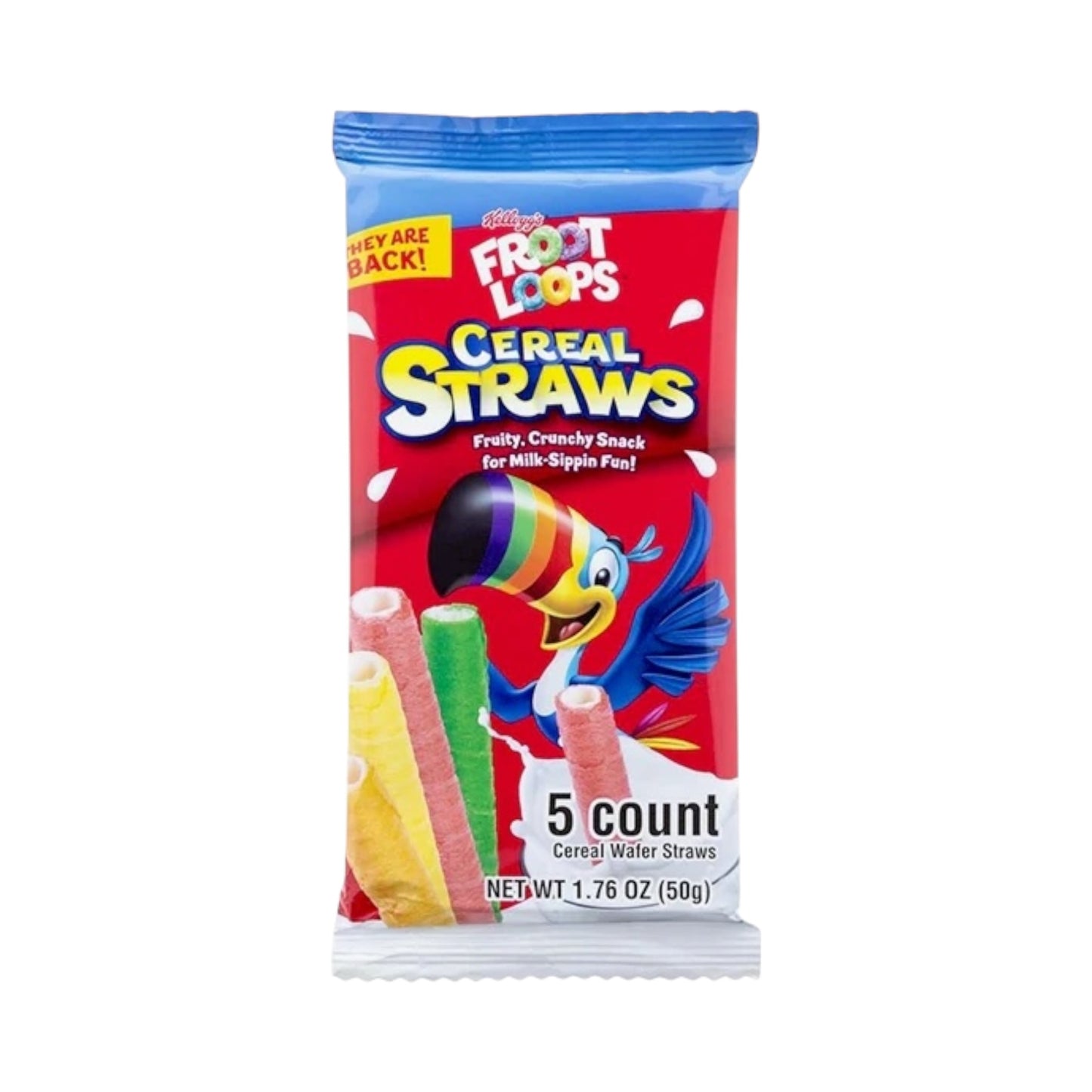 Froot Loop Cereal Straws - 1.76oz (49.8g)