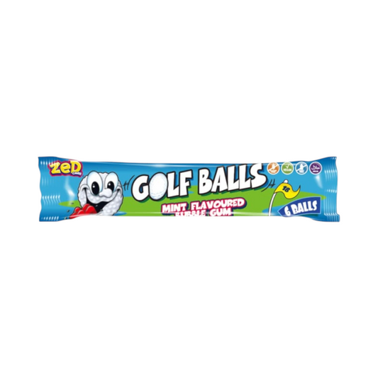 Zed Mint Bubble Gum Golf Balls 6pk - 25.8g