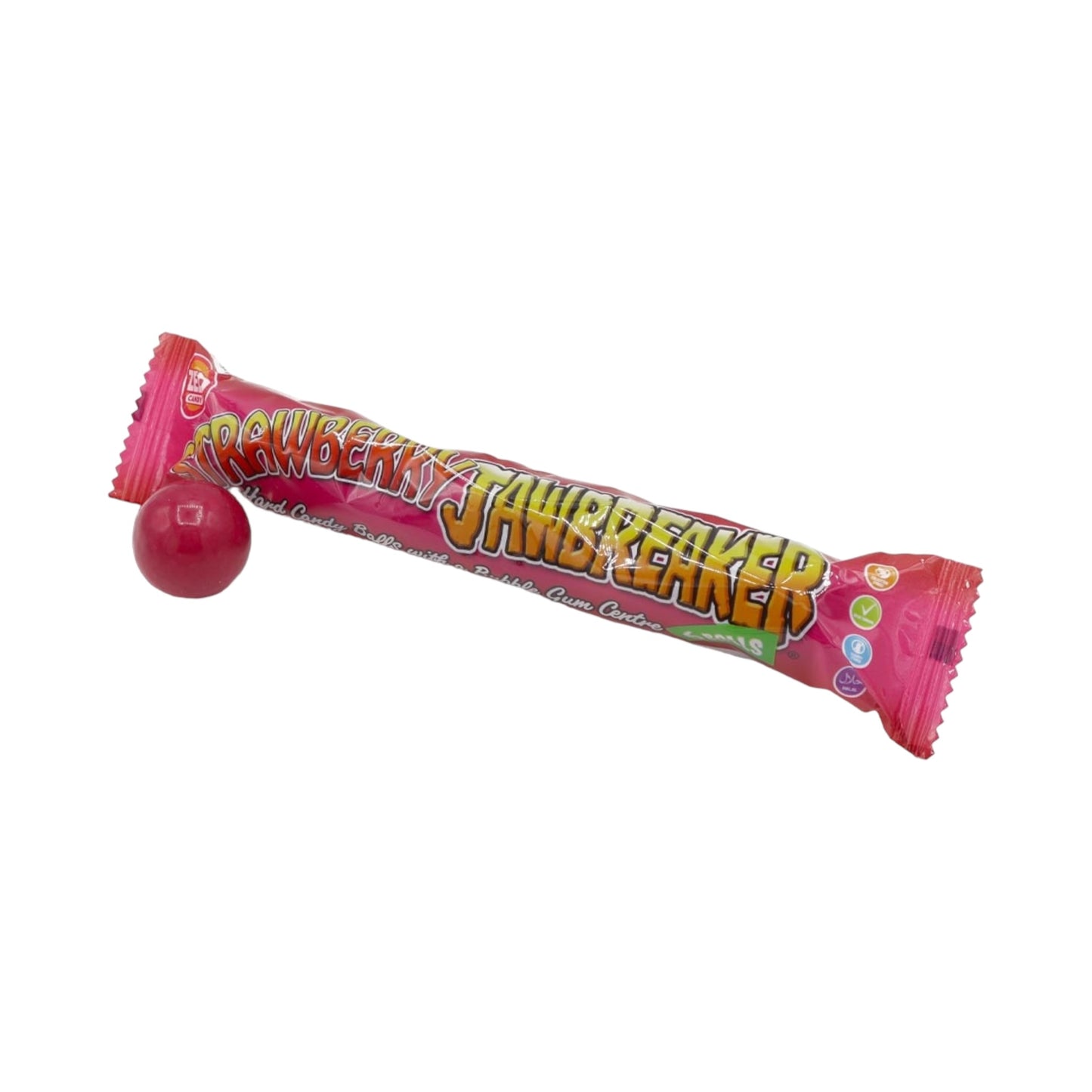 Zed Candy Strawberry Jawbreaker - 6 Ball Pack 49.5g