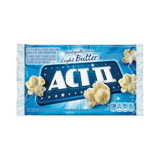 Act II Light Butter Popcorn - 2.75oz (78g)