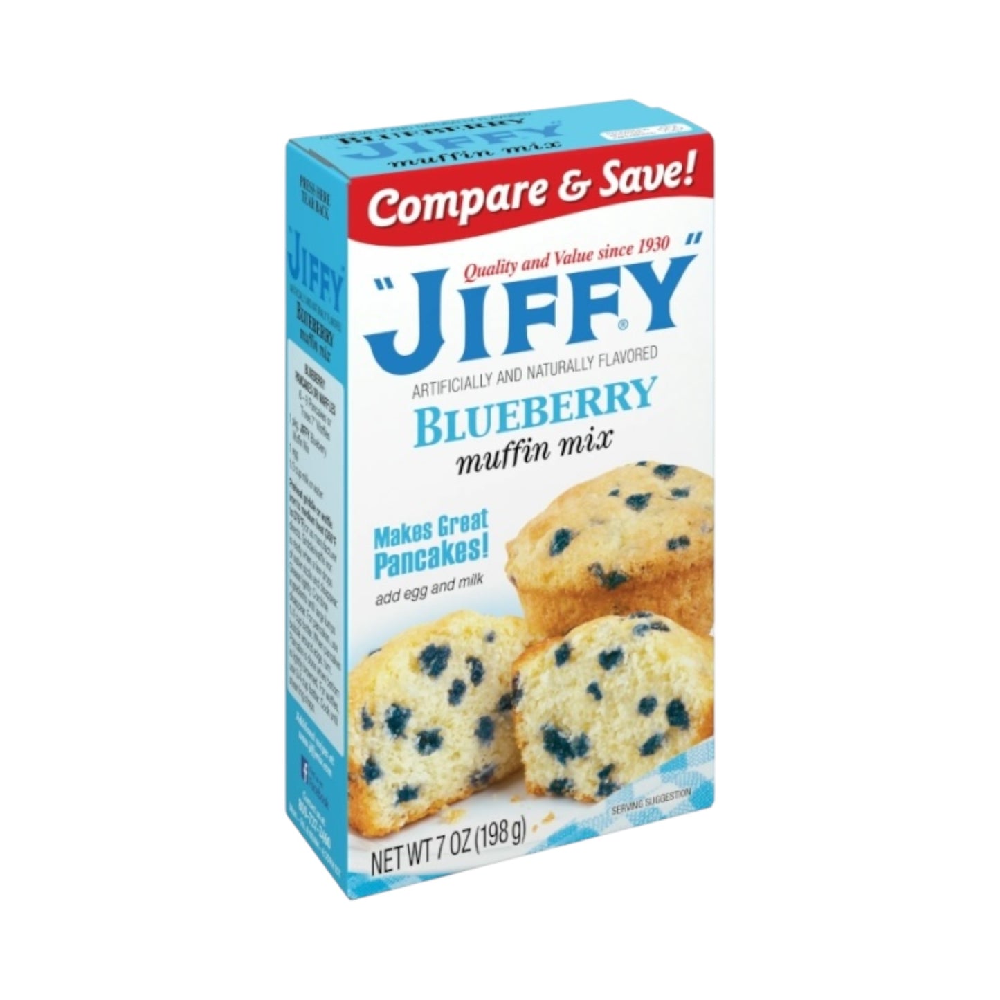 Jiffy Blueberry Muffin Mix - 7oz (198g)