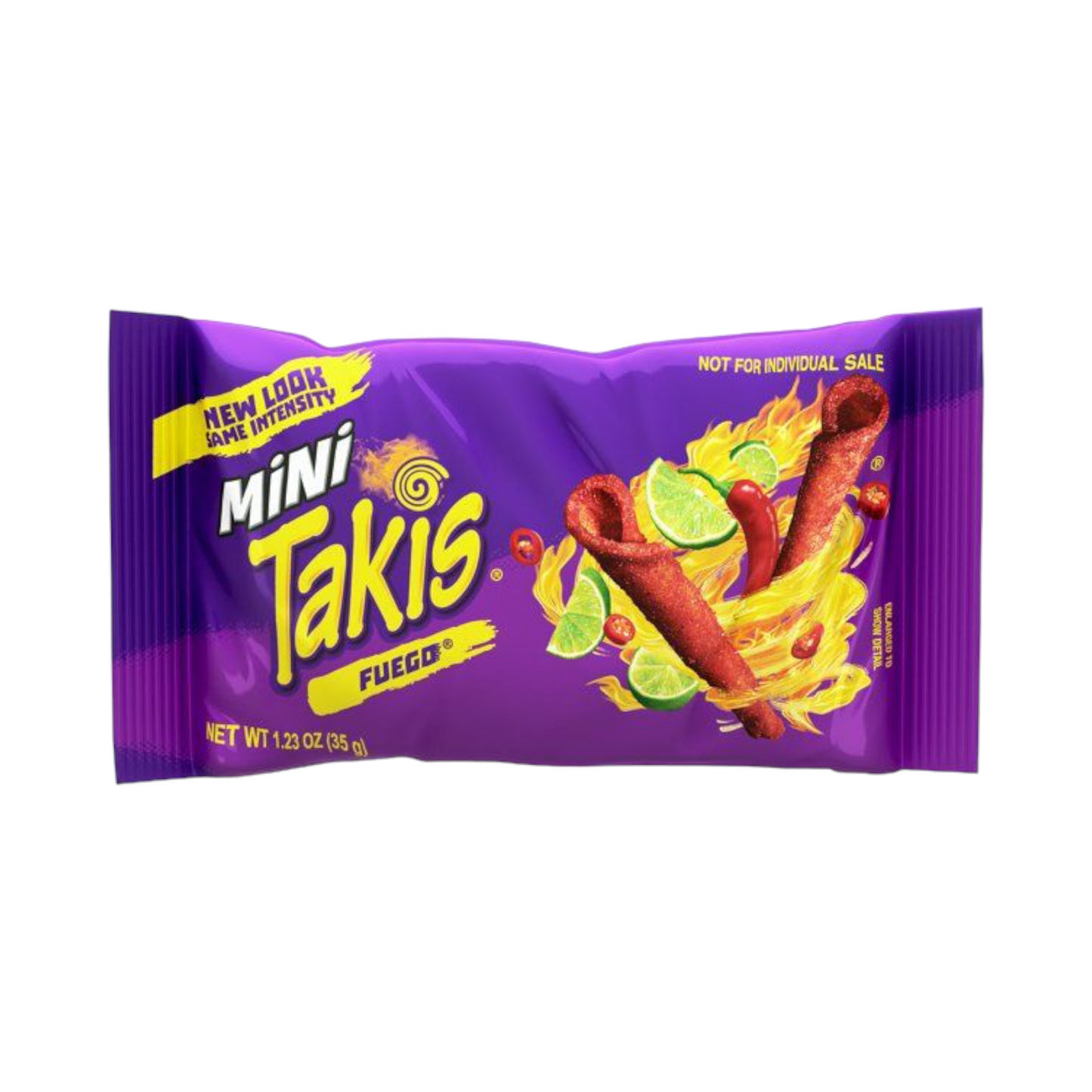 Mini Takis Fuego, Snack Packs - 1.23oz (35g) ** BBD 06/03/24 **