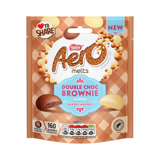 Aero Melts Double Chocolate Brownie Bag - 86g