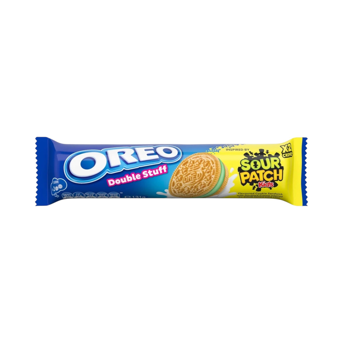Oreo Sour Patch Kids Double Stuff - 136g [Australian]