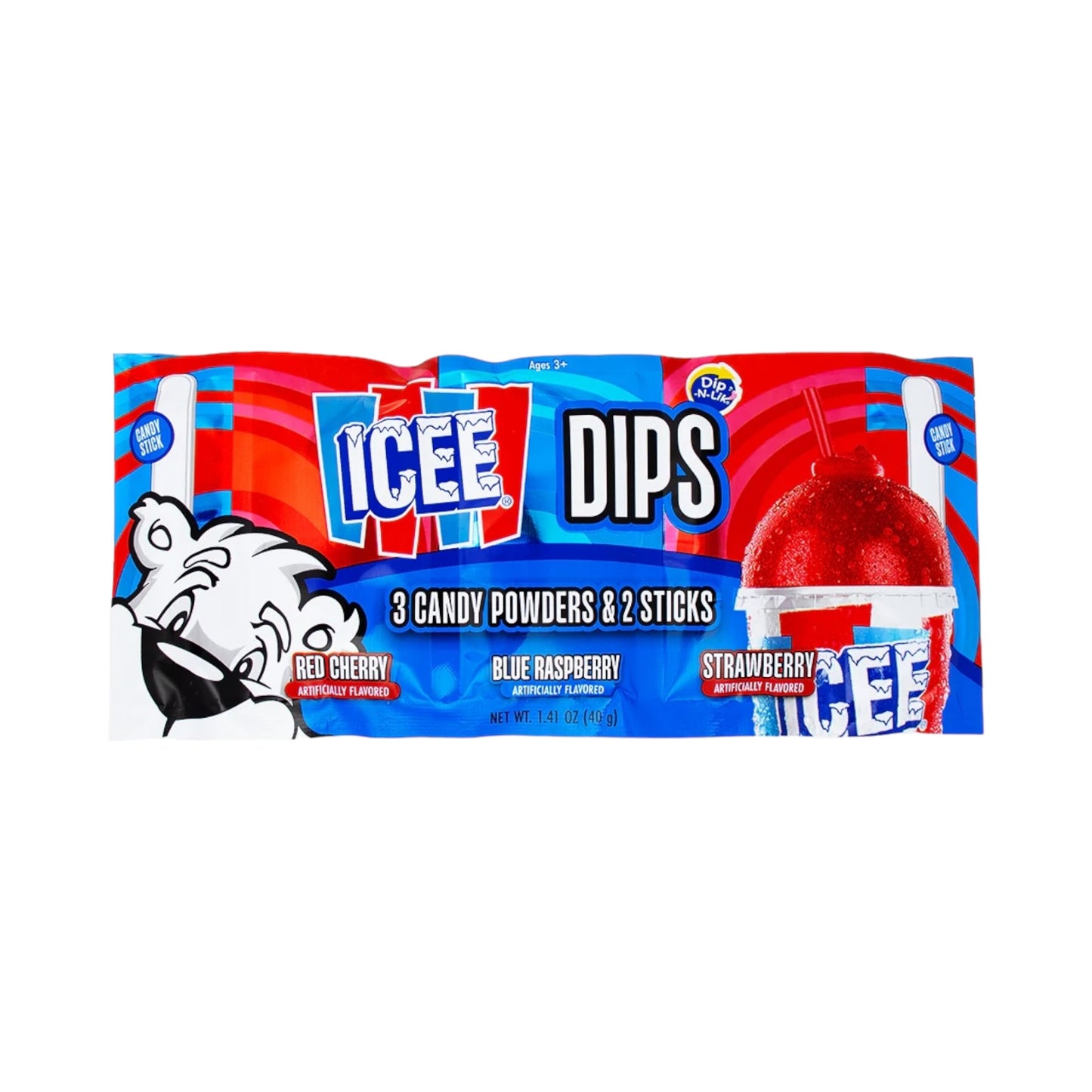 Icee 3 Powder Dips & Stick - 1.41oz (40g)