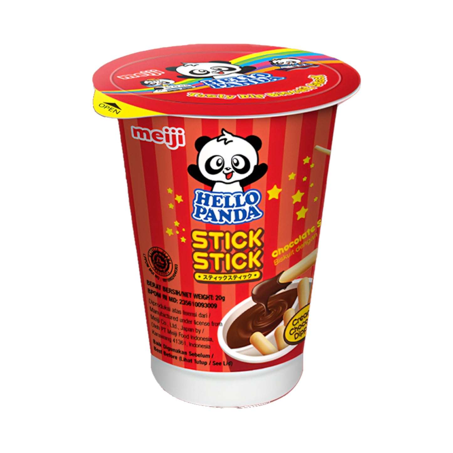 Meiji Hello Panda Stick Stick Chocolate - 20g