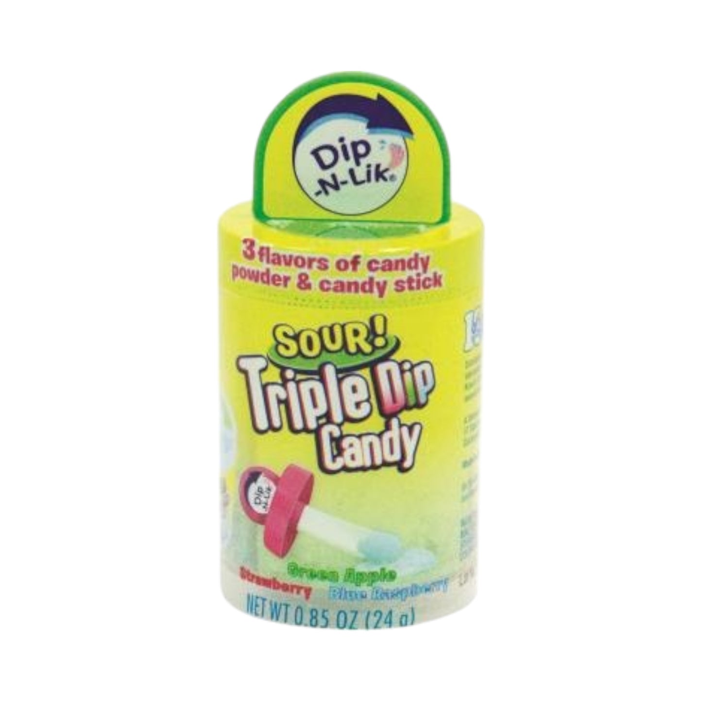 Dip-N-Lik Triple Dip Candy Sour - 0.85oz (24g)