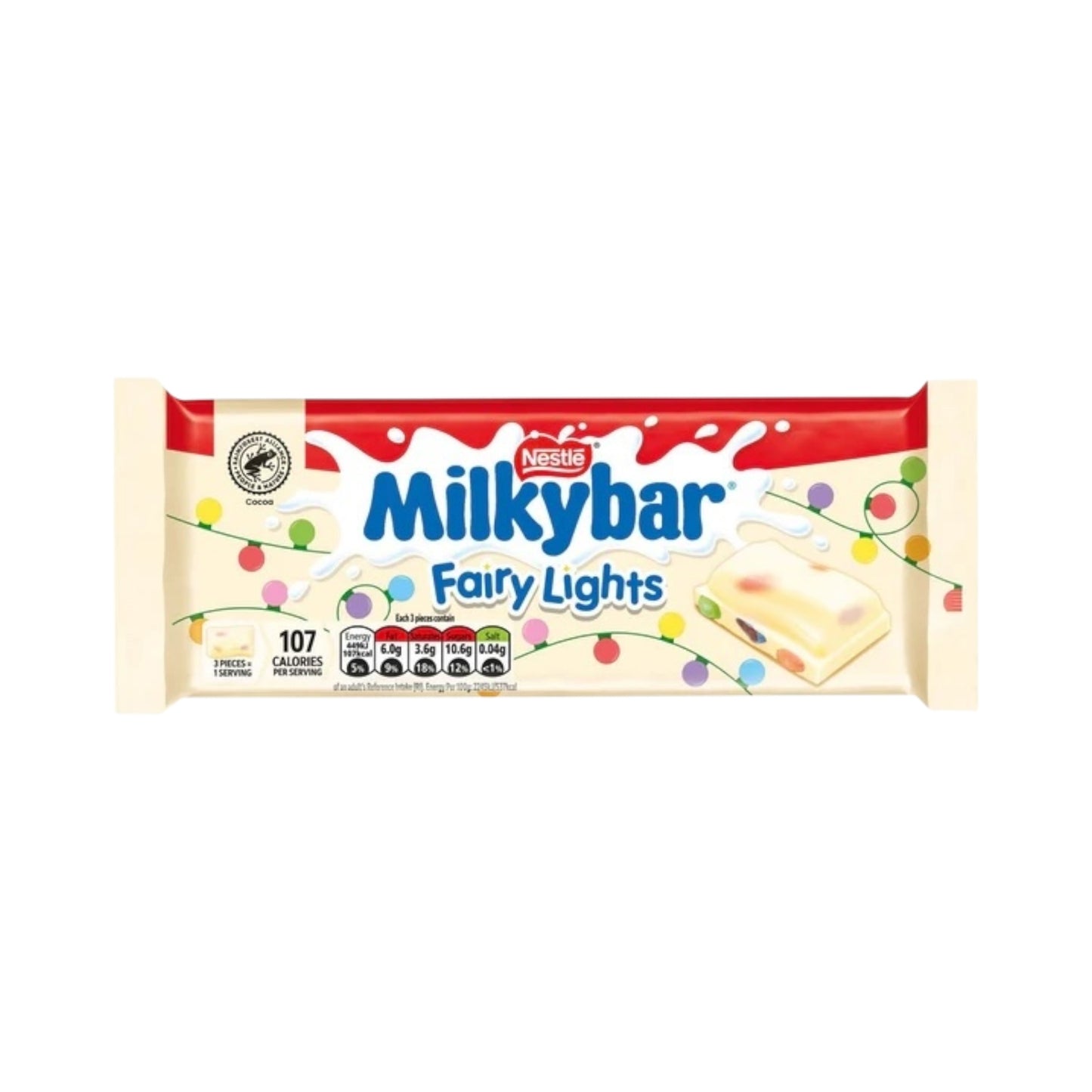 Milkybar Fairy Lights Block Bar - 100g