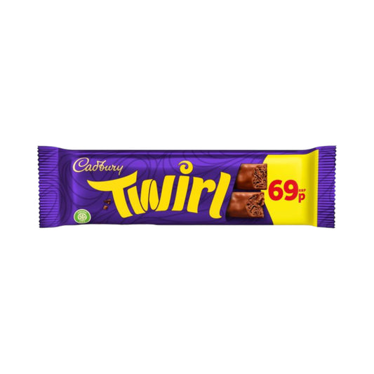 Cadbury Twirl Chocolate Bar - 43g (PMP 69p)