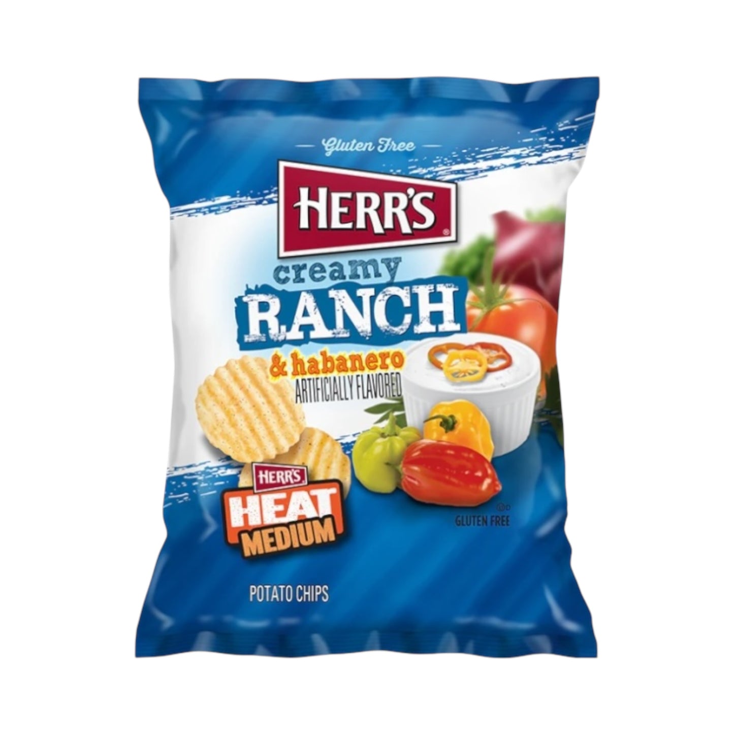 Herr's Creamy Ranch & Habanero Potato Chips - 6oz (184.3g)