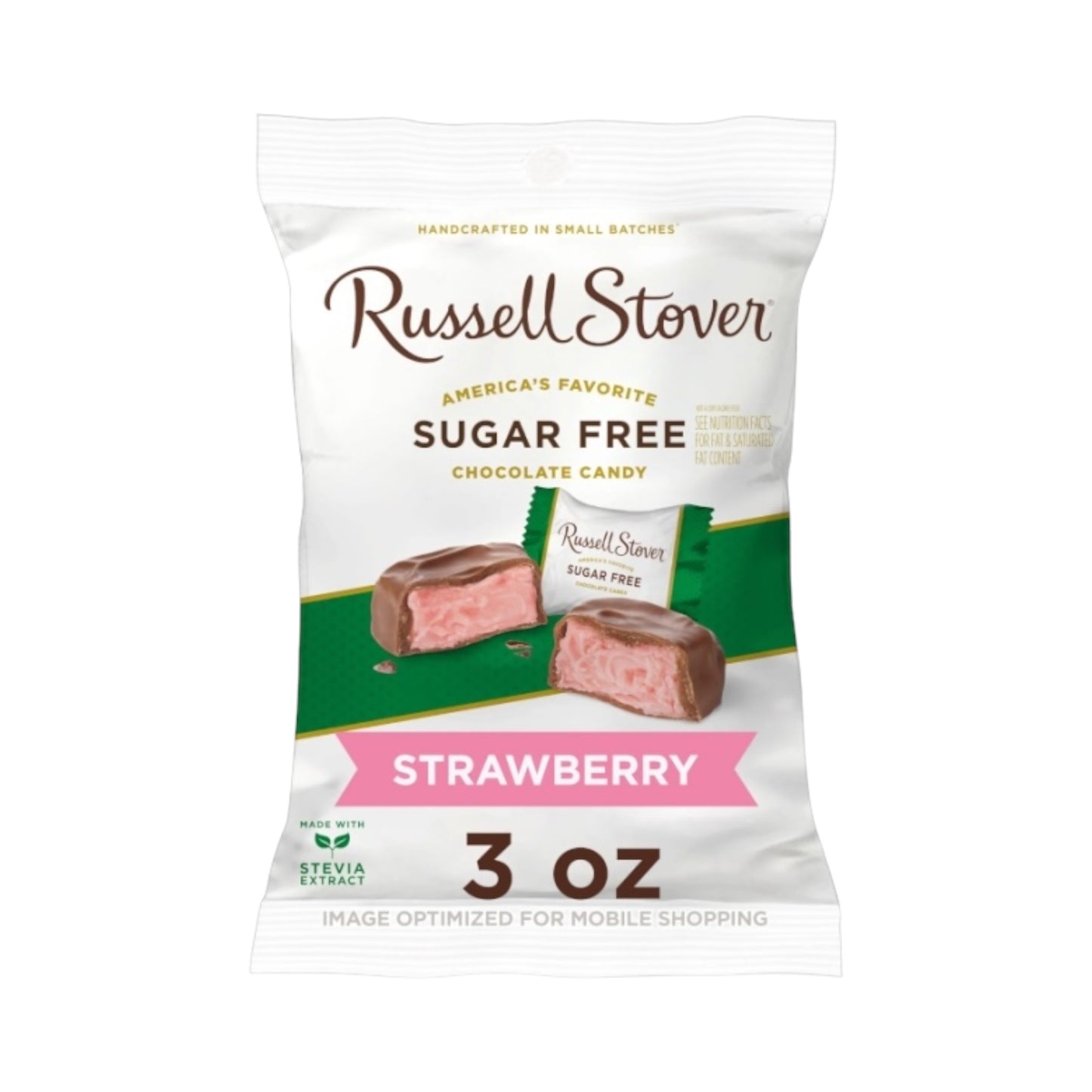 Russell Stover Sugar Free Strawberry Cremes - 3oz (85g)