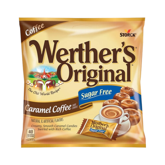 Werther's Original Caramel Coffee SUGAR FREE Hard Candies - 1.46oz (41.4g)