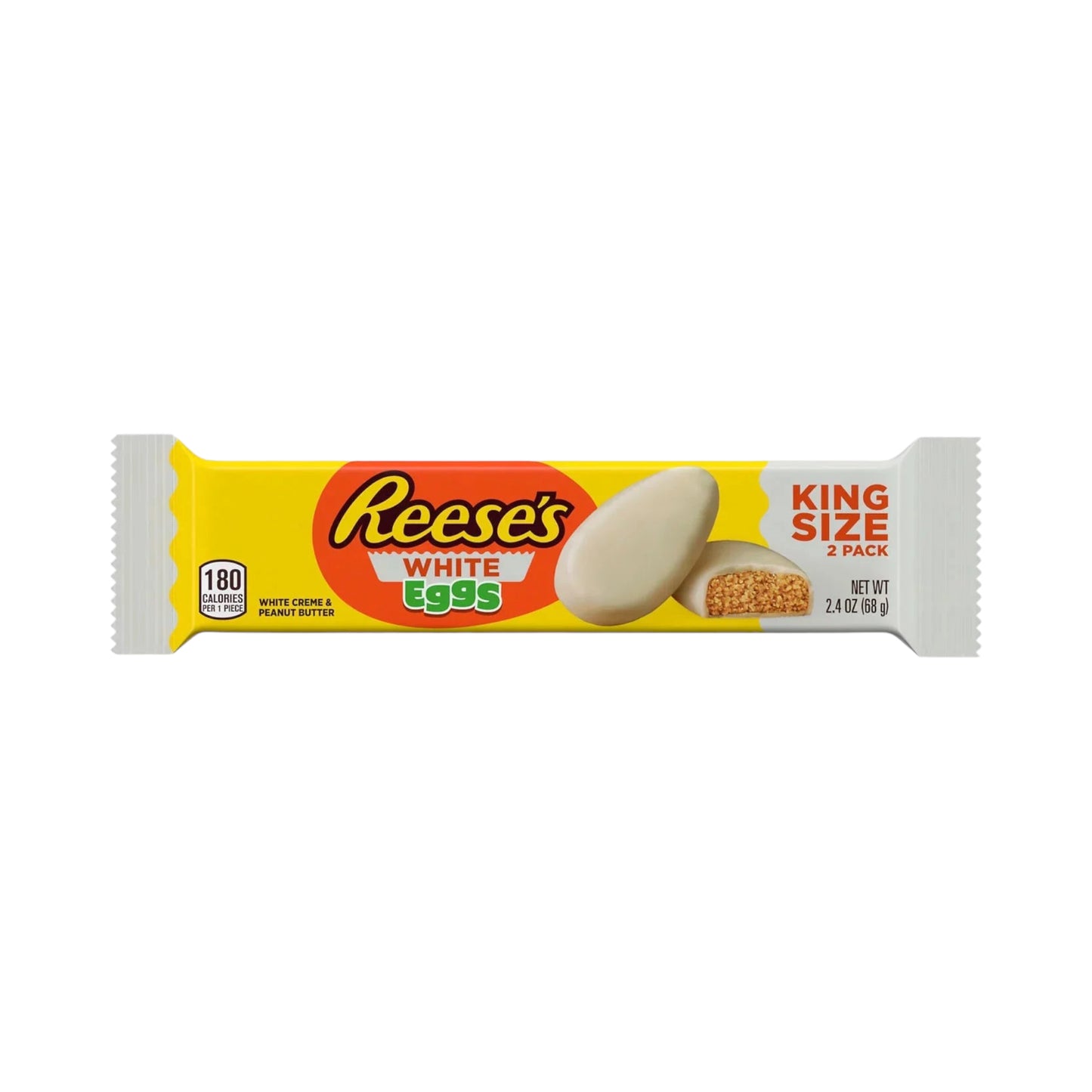 Reese's White Peanut Butter Eggs King Size - 2.4oz (68g)