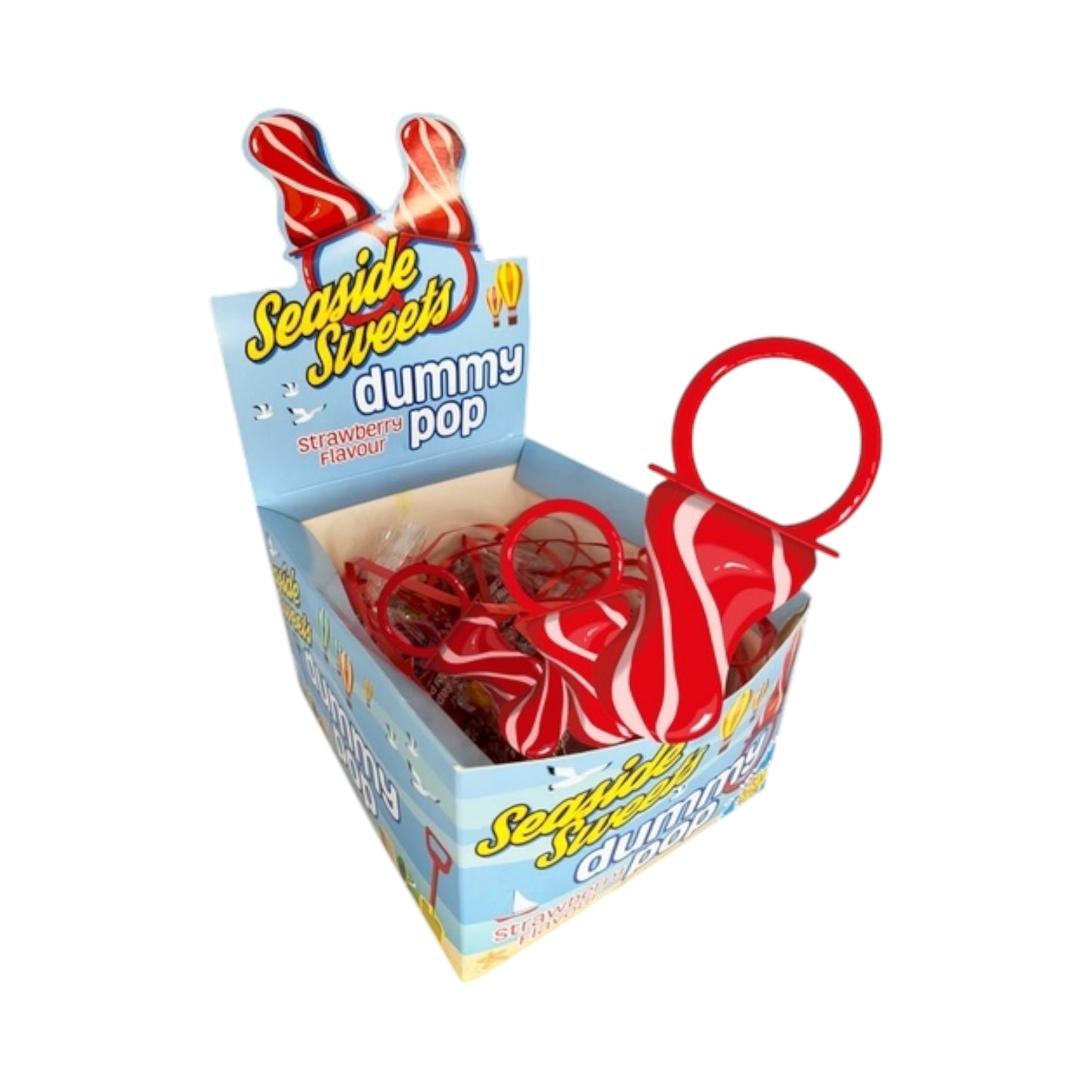 Seaside Dummy Pops Strawberry - 65g - Single