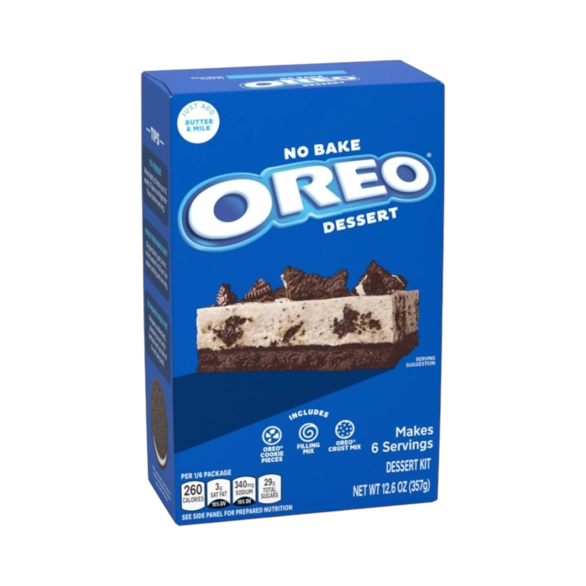 Jell-O - No Bake Dessert Oreo Cookies n Crème - 12.6oz (357g) – USA Bites