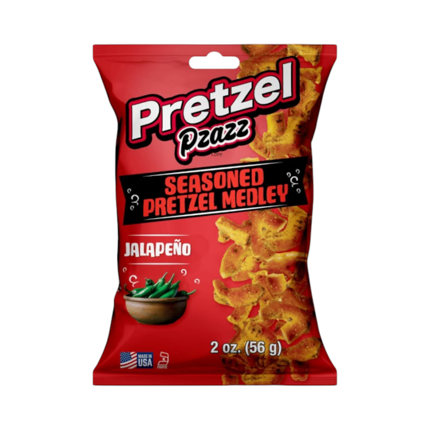 Pretzel Pzazz Jalapeno - 2oz (57g)