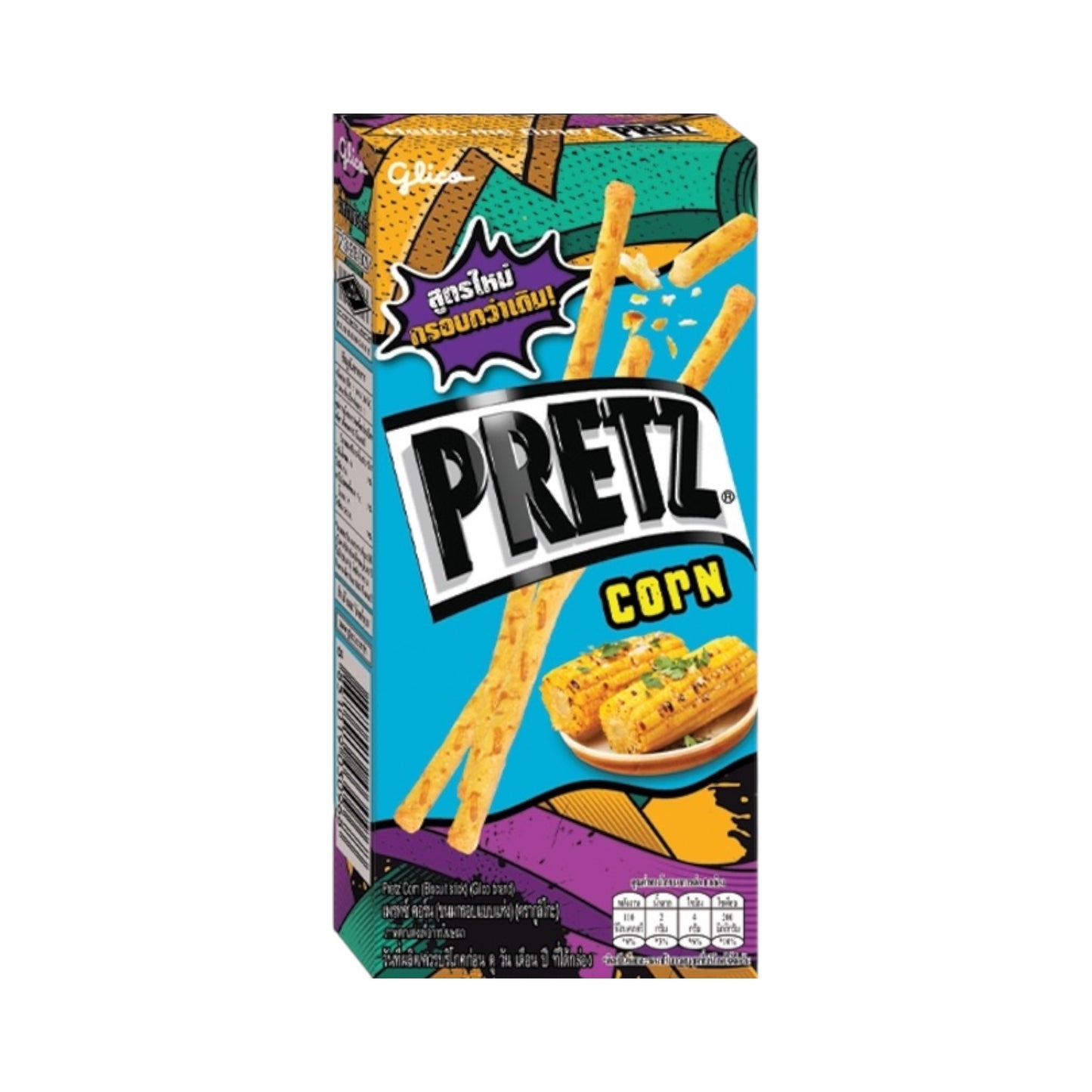 GLICO PRETZ Corn - 24g  [Thailand]