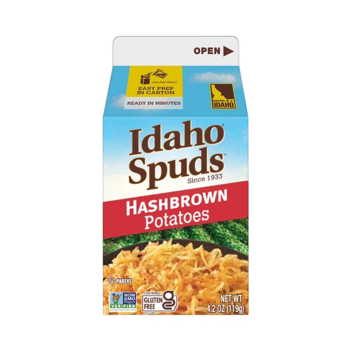 Idaho Spuds Hashbrown Potatoes - 4.2oz (129g)
