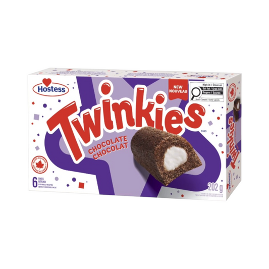 Hostess Chocolate Twinkies 6-Pack - 202g [Canadian]