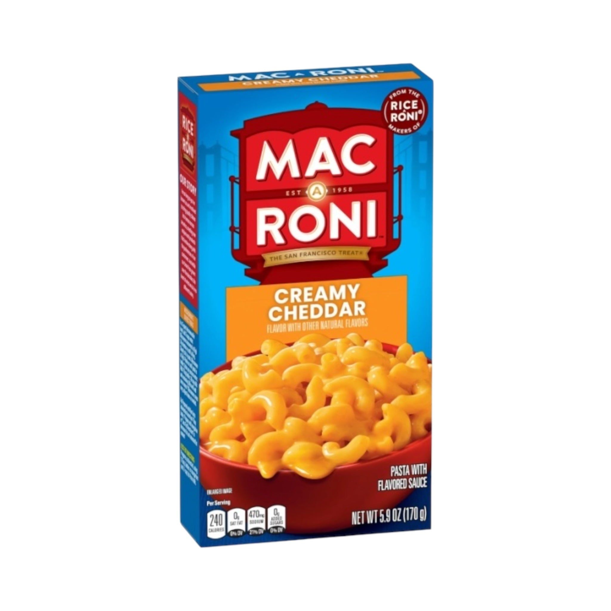 Mac-A-Roni Creamy Cheddar - 5.9oz (170g) – USA Bites