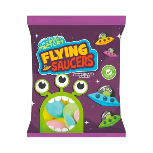 Crazy Candy Factory Flying Saucers Bag - 35g