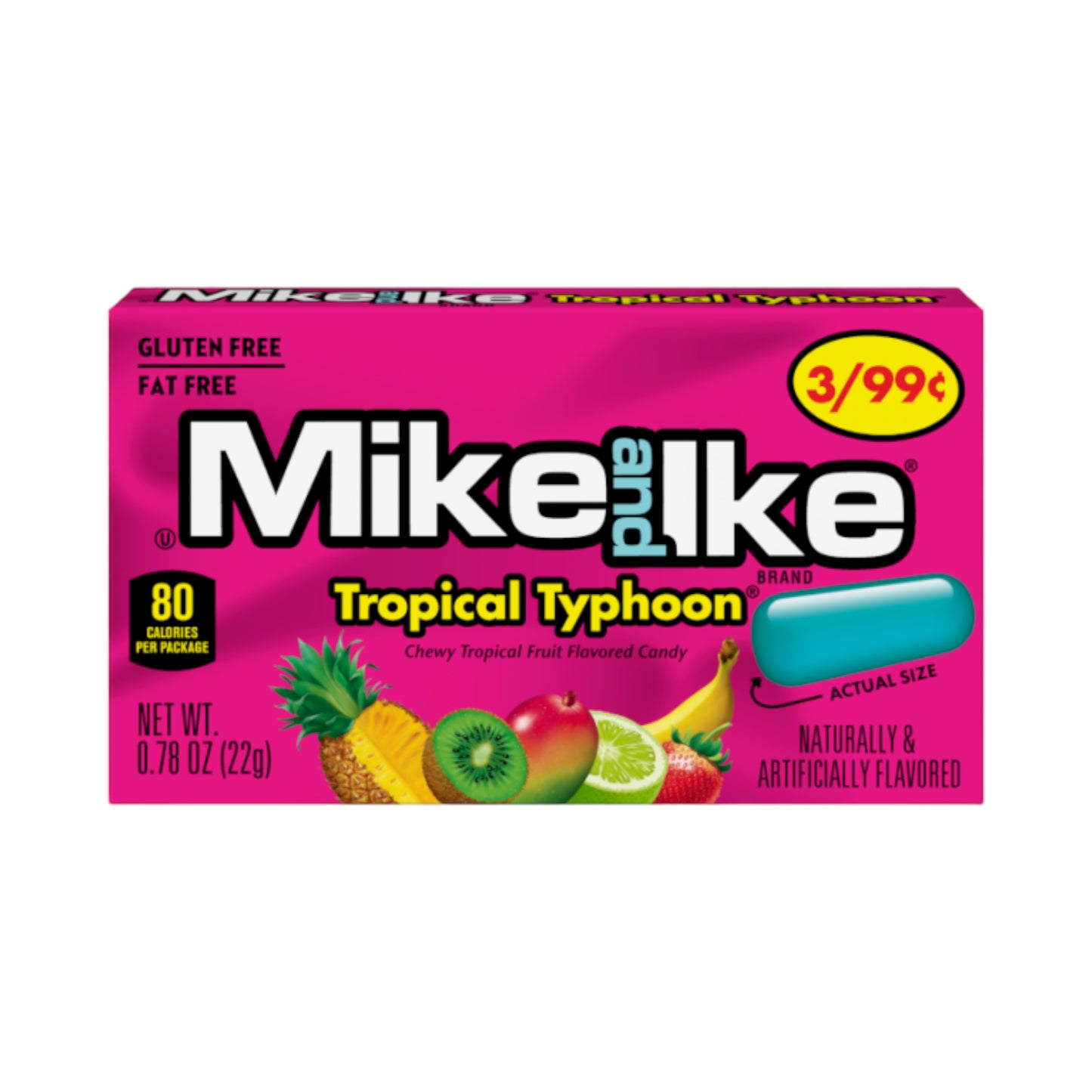 Mike And Ike Tropical Typhoon - 0.78oz (22g)