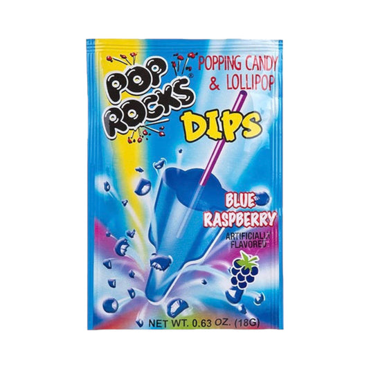Pop Rocks Dips - Sour Blue Raspberry - 0.63oz (18g)