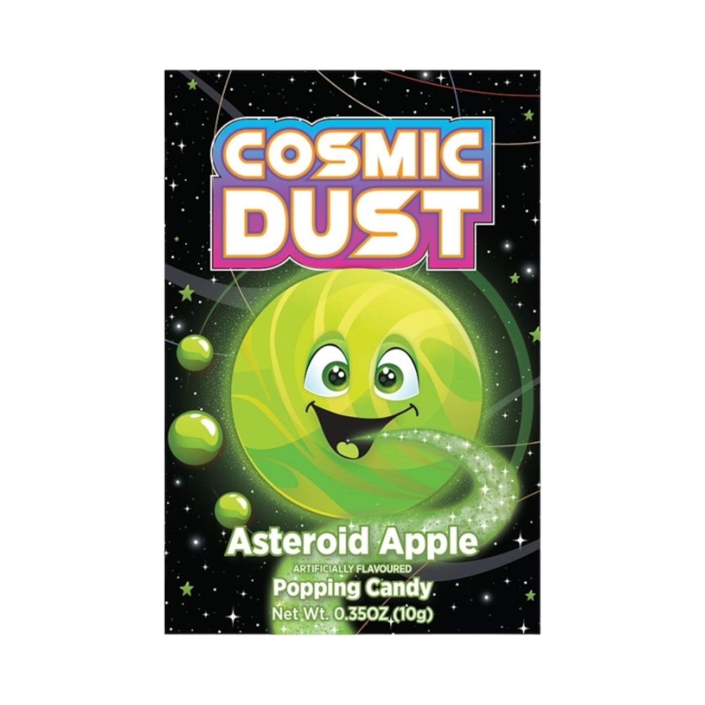 Cosmic Dust Asteroid Apple Popping Candy - 0.35oz (10g)