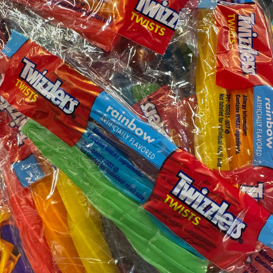 Mini Twizzlers Rainbow Twists Single - 15g