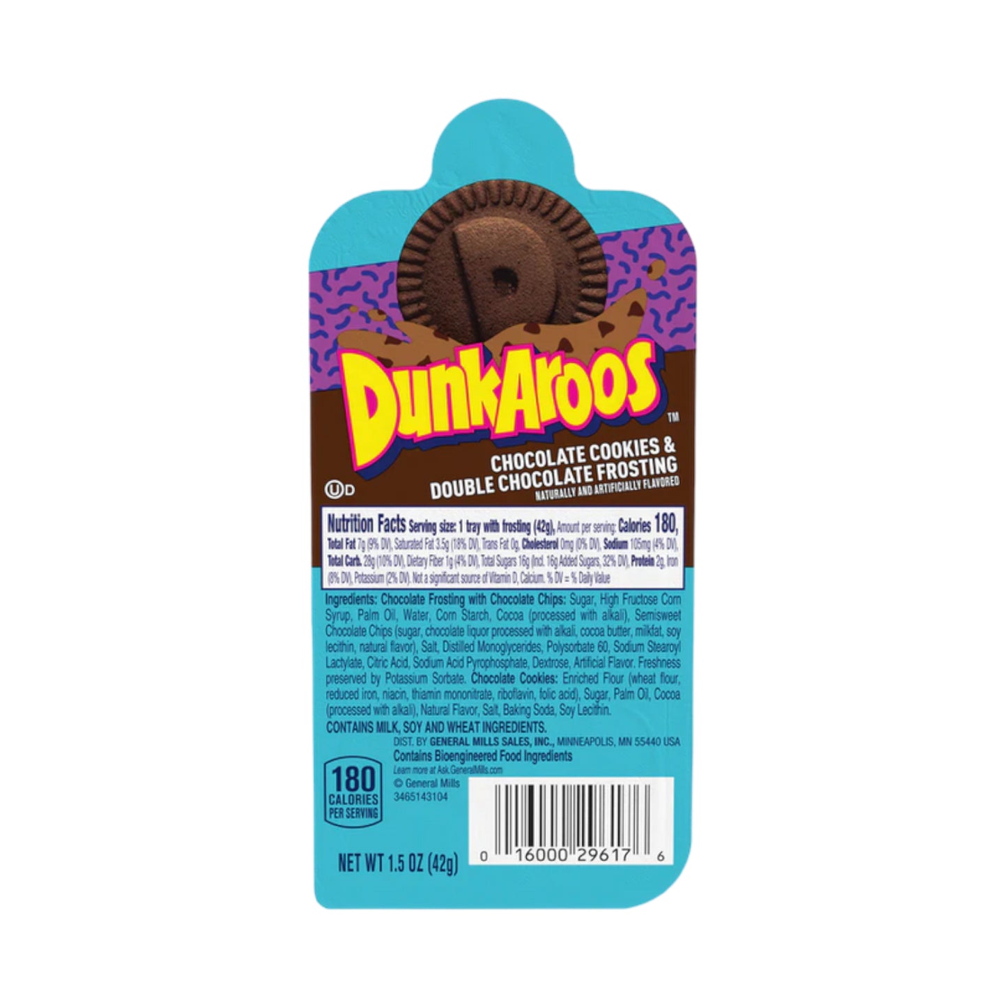 Dunkaroo Chocolate Cookies & Chocolate Frosting - 1.5oz (42g)