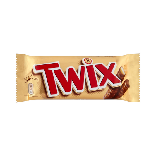 Twix Caramel & Milk Chocolate - 50g