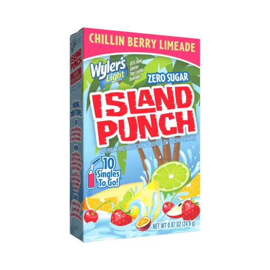 Wyler's Light Singles To Go Island Punch Chillin Berry Limeade 10-Pack - 0.87oz (24.6g)