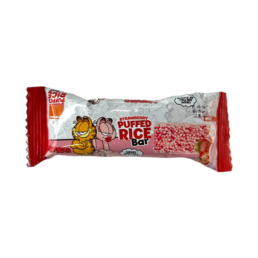 Garfield Strawberry Puffed Rice Bar - 22.5g