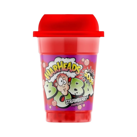 Warheads Sour Boba Strawberry - 400ml