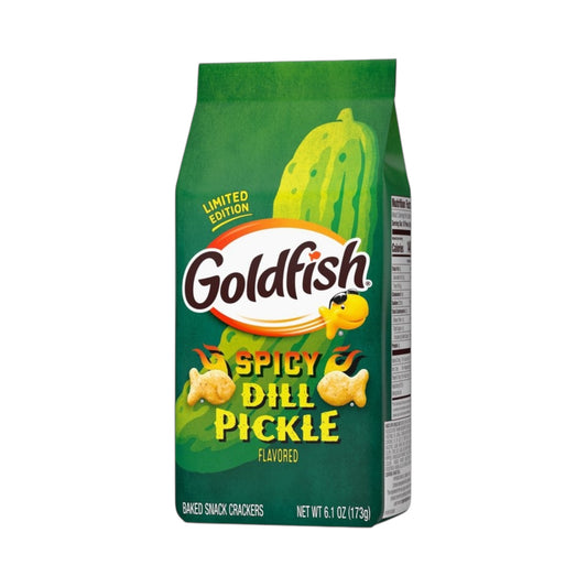 Pepperidge Farm Goldfish Crackers Spicy Dill Pickle - 6.1oz (173g) ** BBD 19/10/25 **