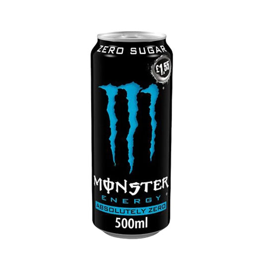 Monster Energy Absolutely Zero Sugar - 500ml (PMP £1.55)