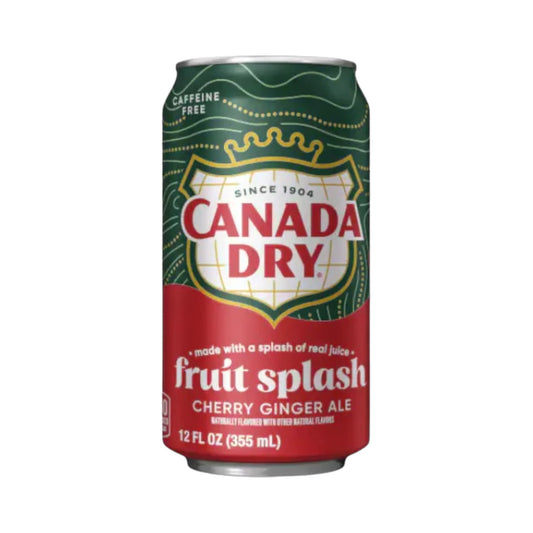 Canada Dry Fruit Splash Cherry Ginger Ale - 12fl.oz (355ml)