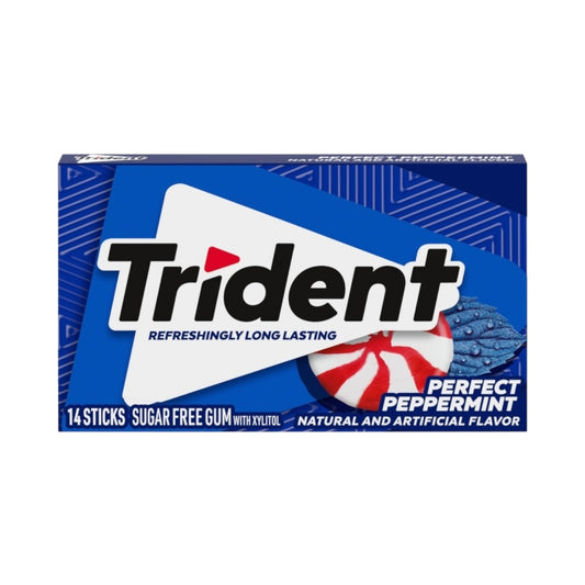 Trident Perfect Peppermint Gum - 14pc