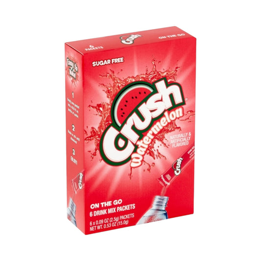 Crush - Singles To Go Watermelon - 6 Pack - 0.53oz (15g)