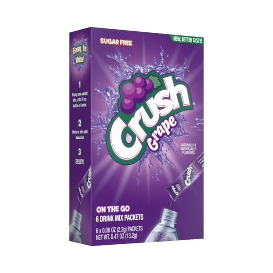 Crush - Singles To Go - Grape - 6 Pack - 0.47oz (13.2g)