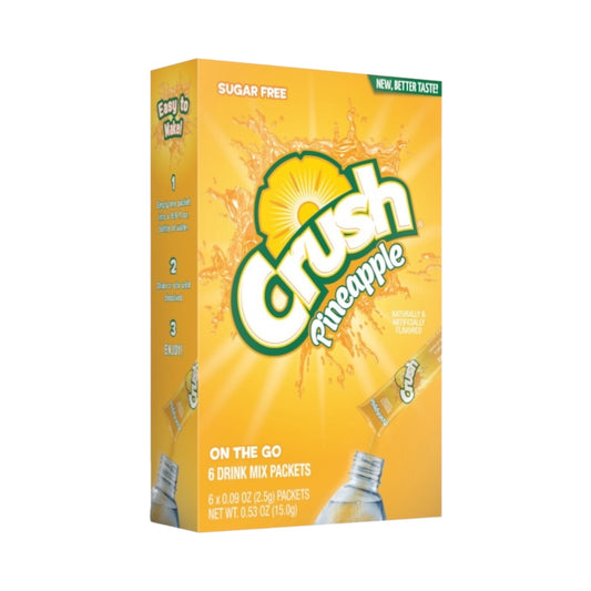 Crush - Singles To Go - Pineapple - 6 Pack - 0.53oz (15g)