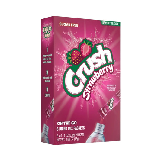 Crush - Singles To Go - Strawberry - 6 Pack - 0.63oz (18g)